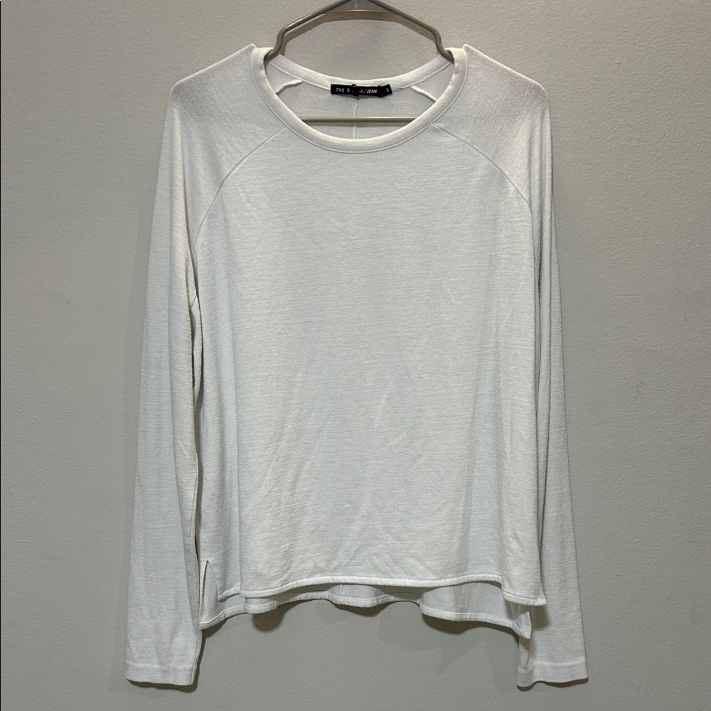 Rag & Bone Cream Long Sleeve Top 0079